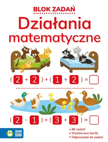 Okładka: Blok zadań. Działania matematyczne