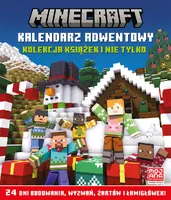 Okładka: Minecraft. Kalendarz adwentowy. Kolekcja książek i nie tylko