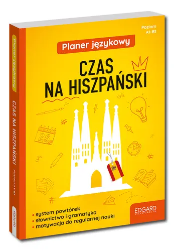 Okładka: Planer językowy. Czas na hiszpański wydanie 3 (oprawa miękka)