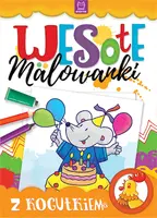 Okładka: Wesołe malowanki z kogutkiem
