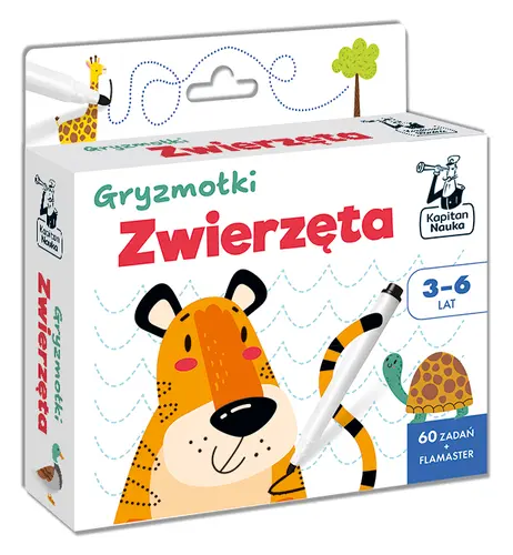 Okładka: Gryzmołki. Zwierzęta. Kapitan Nauka