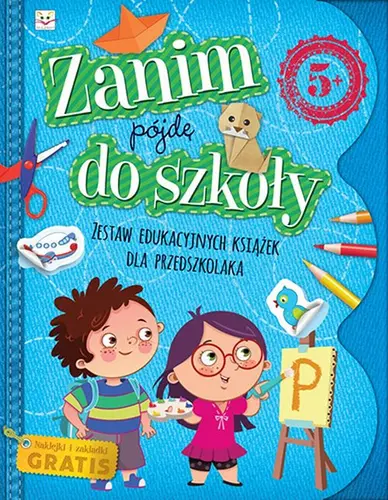 Okładka: Zanim pójdę do szkoły. Zestaw edukacyjnych książek dla przedszkolaka