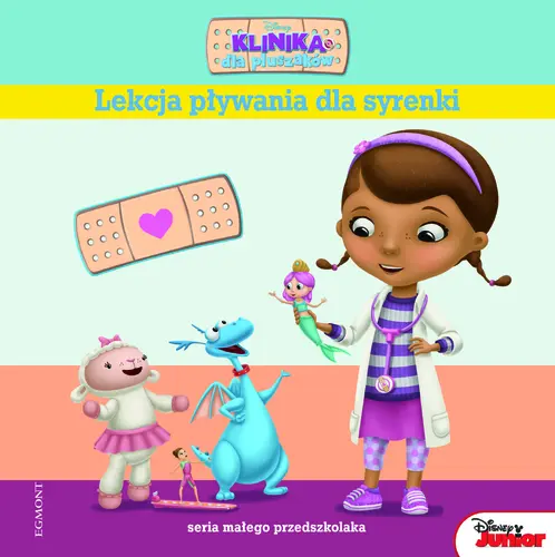 Okładka: Klinika dla pluszaków. Lekcja pływania dla syrenki