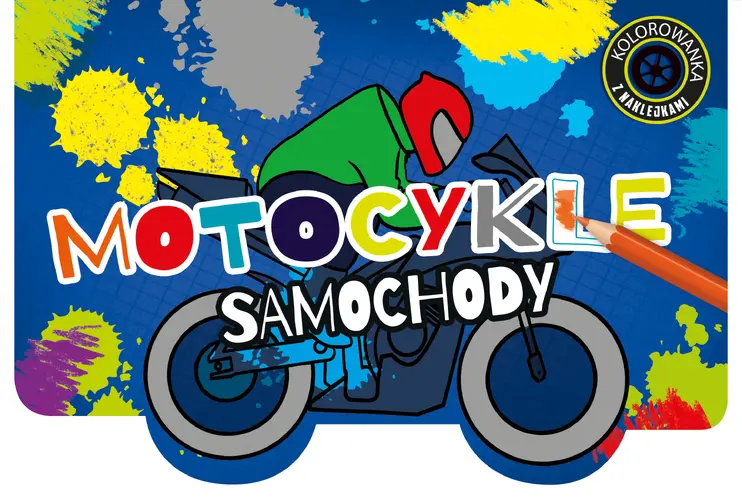 Okładka: Kolorowanka z wykrojnikiem Motocykle i samochody