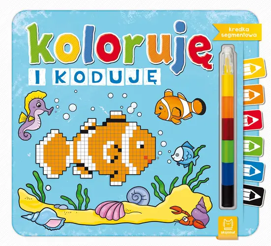 Okładka: Koloruję i koduję. Kredka segmentowa