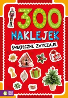 Okładka: 300 naklejek. Świąteczne zwyczaje