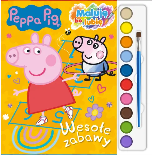 Okładka: Peppa Pig. Maluję, bo lubię