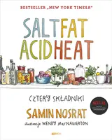 Okładka: SALT FAT ACID HEAT. Cztery składniki