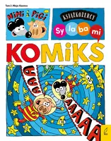 Okładka: Książkożercy. Komiks sylabowy. Mimi i Pigi. Misja kosmos