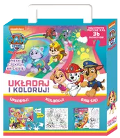 Okładka: Psi Patrol. Układaj i koloruj