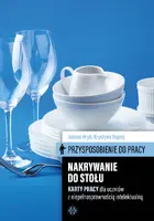 Okładka: Przysposobienie do pracy. Nakrywanie do stołu. Karty pracy
