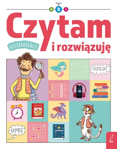Okładka: Książkożercy. Czytam i rozwiązuję. Poziom 2