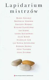 Okładka: Lapidarium mistrzów