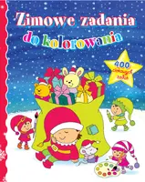 Okładka: Zimowe zadania do kolorowania