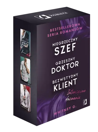 Okładka: Pakiet Intensywne doznania. Niegrzeczny szef, Grzeszny doktor, Bezwstydny klient