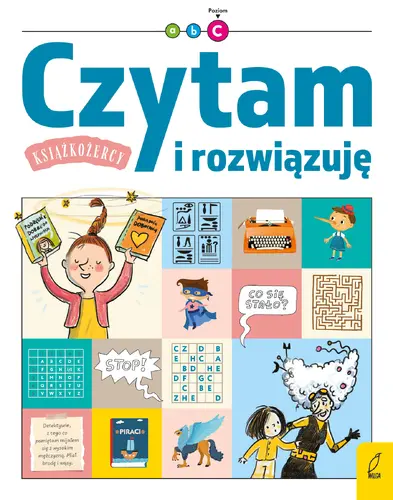 Okładka: Książkożercy. Czytam i rozwiązuję. Poziom 3