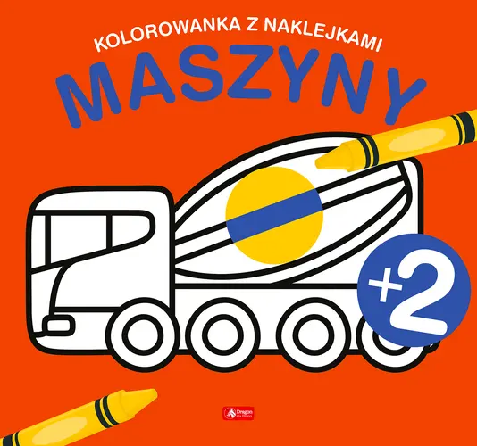 Okładka: Maszyny. Kolorowanka z naklejkami