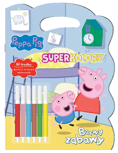 Okładka: Peppa Pig. Superkolory cz 3 Barwy zabawy