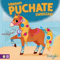 Okładka: Ubieram puchate zwierzaki. Kucyki