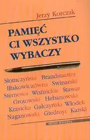 Okładka: Pamięć ci wszystko wybaczy