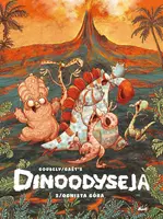 Okładka: Dinoodyseja. Ognista góra (tom 2)