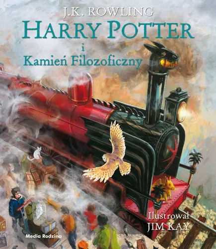 Okładka: Harry Potter i kamień filozoficzny - ilustrowany