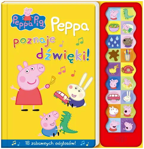Okładka: Peppa Pig. Peppa poznaje dźwięki
