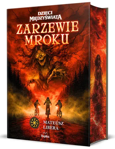 Okładka: Zarzewie mroku. Dzieci Międzyświata, tom 1 (barwione brzegi)