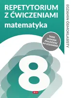 Okładka: Repetytorium ósmoklasisty z ćwiczeniami. Matematyka