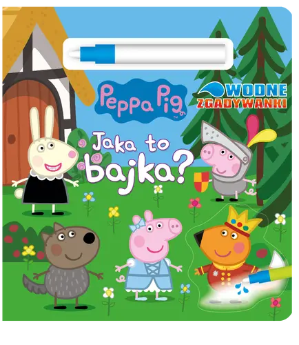 Okładka: Peppa Pig. Wodne zgadywanki. Jaka to bajka?