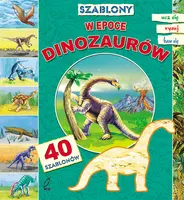 Okładka: W epoce dinozaurów - szablony