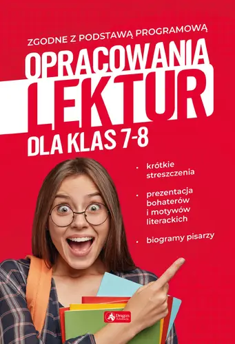 Okładka: Opracowania lektur dla klas 7-8