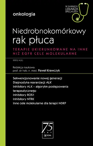 Okładka: Niedrobnokomórkowy rak płuca. W gabinecie lekarza specjalisty.