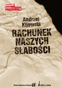 Okładka: Rachunek naszych słabości