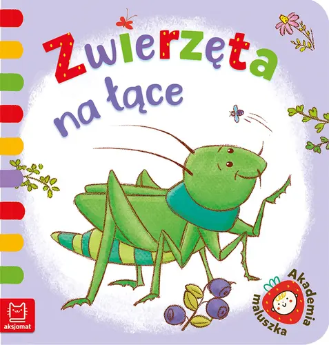 Okładka: Zwierzęta na łące. Akademia maluszka