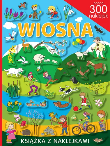 Okładka: Wiosna. Ponad 300 naklejek