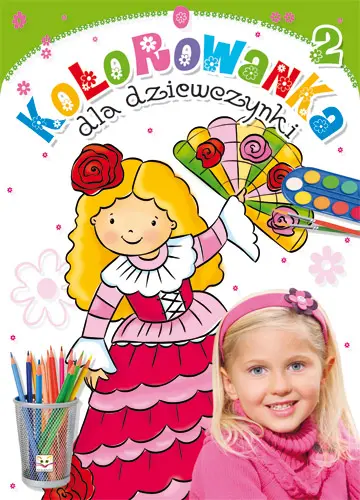 Okładka: Kolorowanka dla dziewczynki cz. 2