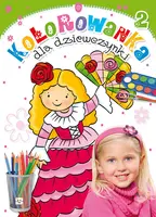 Okładka: Kolorowanka dla dziewczynki cz. 2