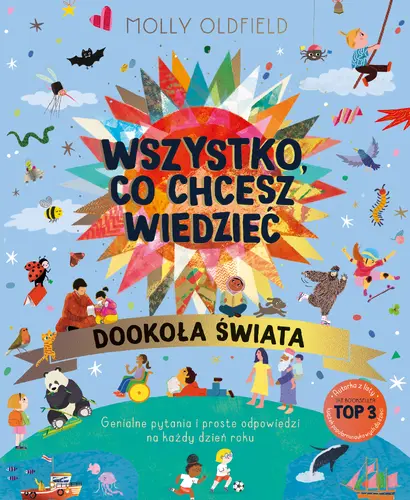 Okładka: Wszystko, co chcesz wiedzieć. Dookoła świata. Genialne pytania i proste odpowiedzi na każdy dzień roku