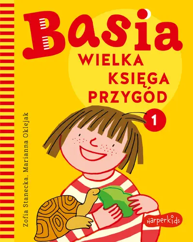 Okładka: Wielka księga przygód 1. Basia