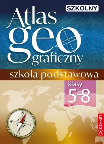 Okładka: Szkolny atlas geograficzny. Klasy 5–8