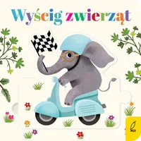 Okładka: Czytanki - układanki. Wyścig zwierząt