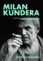Okładka: Milan Kundera. Życie za zasłoną