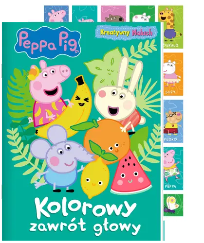 Okładka: Peppa Pig. Kreatywny maluch. Kolorowy zawrót głowy