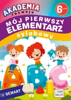 Okładka: Akademia rozwoju 6-latka. Mój pierwszy elementarz sylabowy