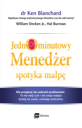 Okładka: Jednominutowy Menedżer spotyka małpę