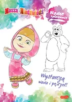 Okładka: Masza i Niedźwiedź. Wodne kolorowanie