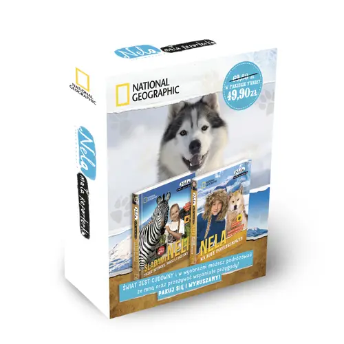 Okładka: Pakiet: Śladami Neli przez dżunglę, morza i oceany / Nela na kole podbiegunowym