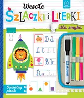 Okładka: Wesołe szlaczki i literki dla smyka. Ścieralny pisak
