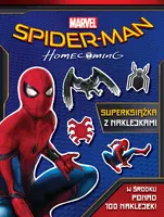 Okładka: Spider-Man. Homecoming. Superksiążka z naklejkami